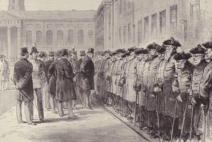 Bicentenary of Chelsea Hospital: Duke of Cambridge Inspecting the Pensioners
